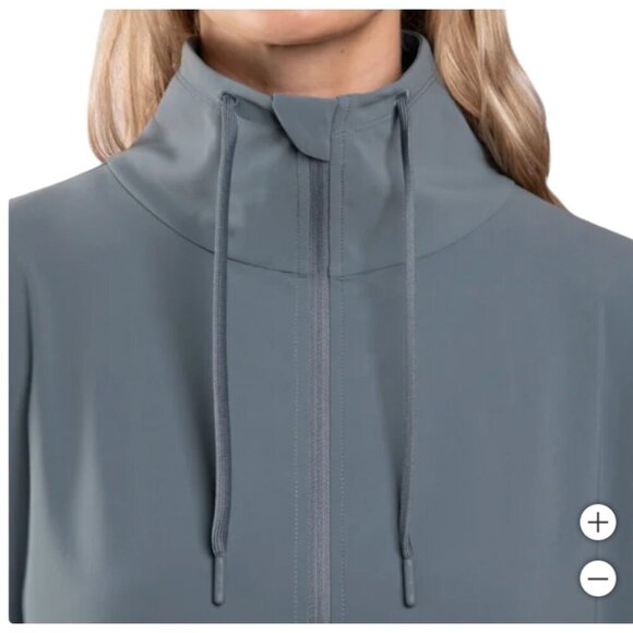 NEW Kirkland Signature Active Full Zip Jacket | Blue - Picture 6 of 8